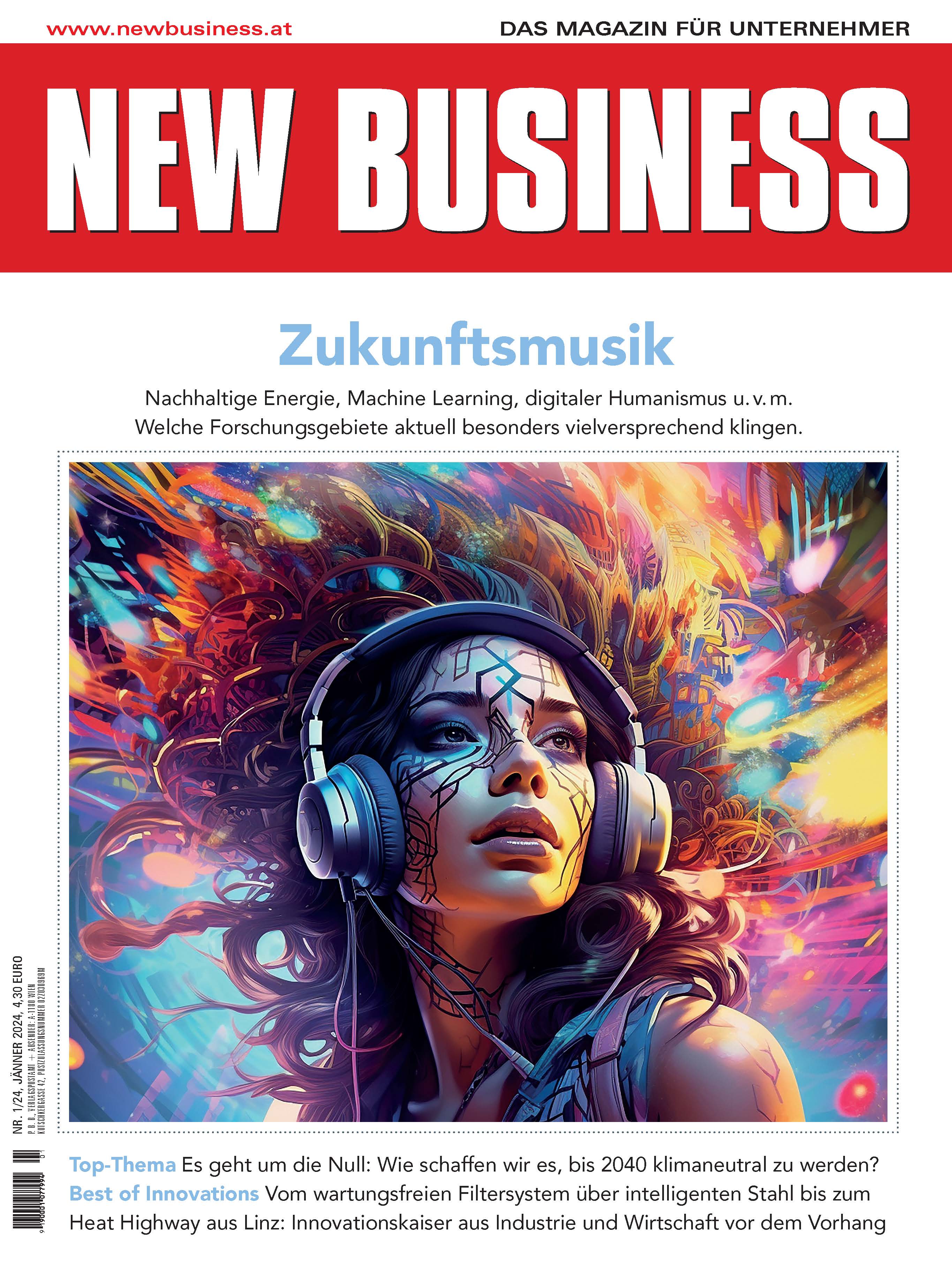 Cover: NEW BUSINESS - NR. 1, JÄNNER 2024