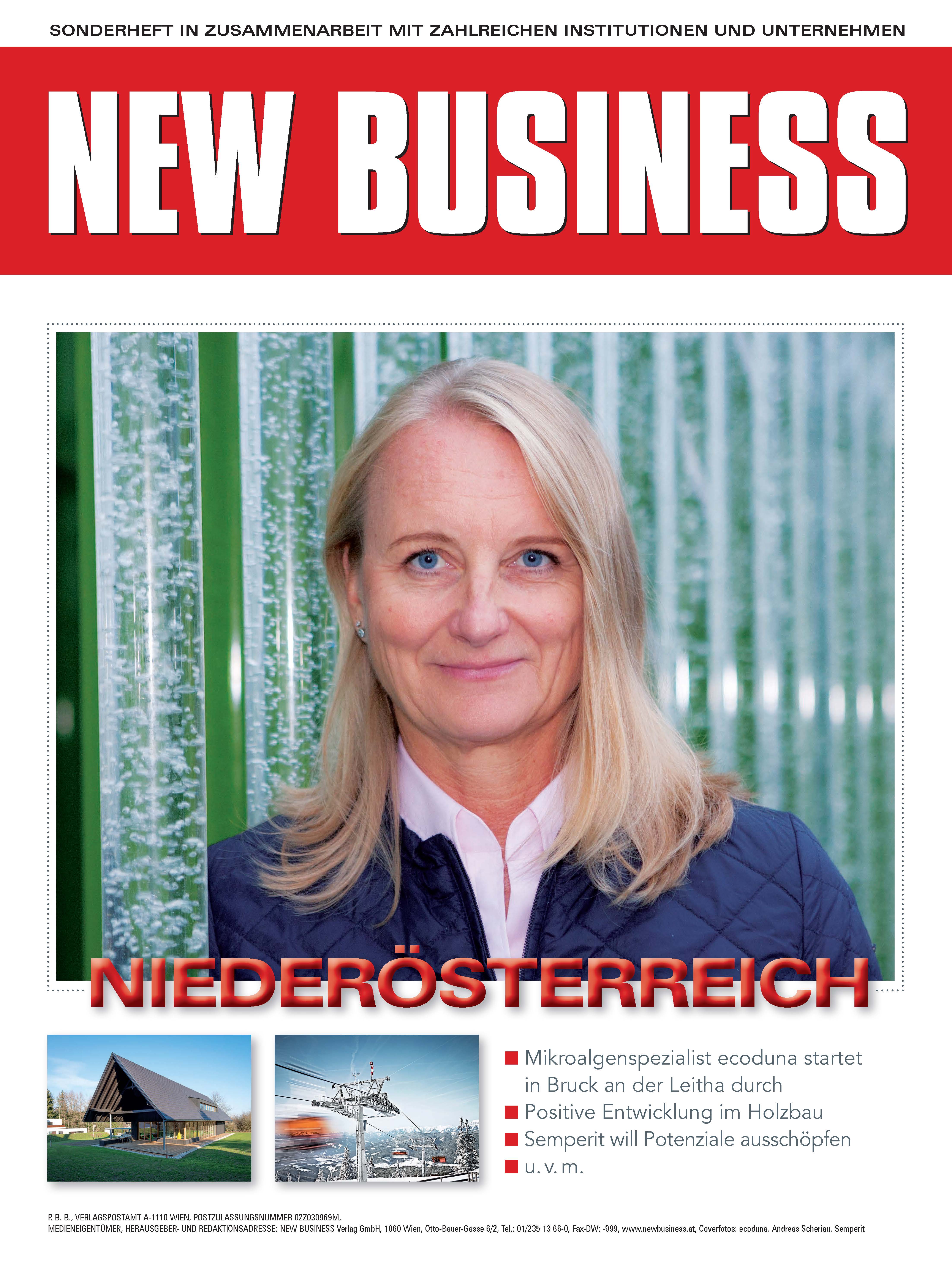 Cover: NEW BUSINESS Bundeslandspecial - NIEDERÖSTERREICH 2018