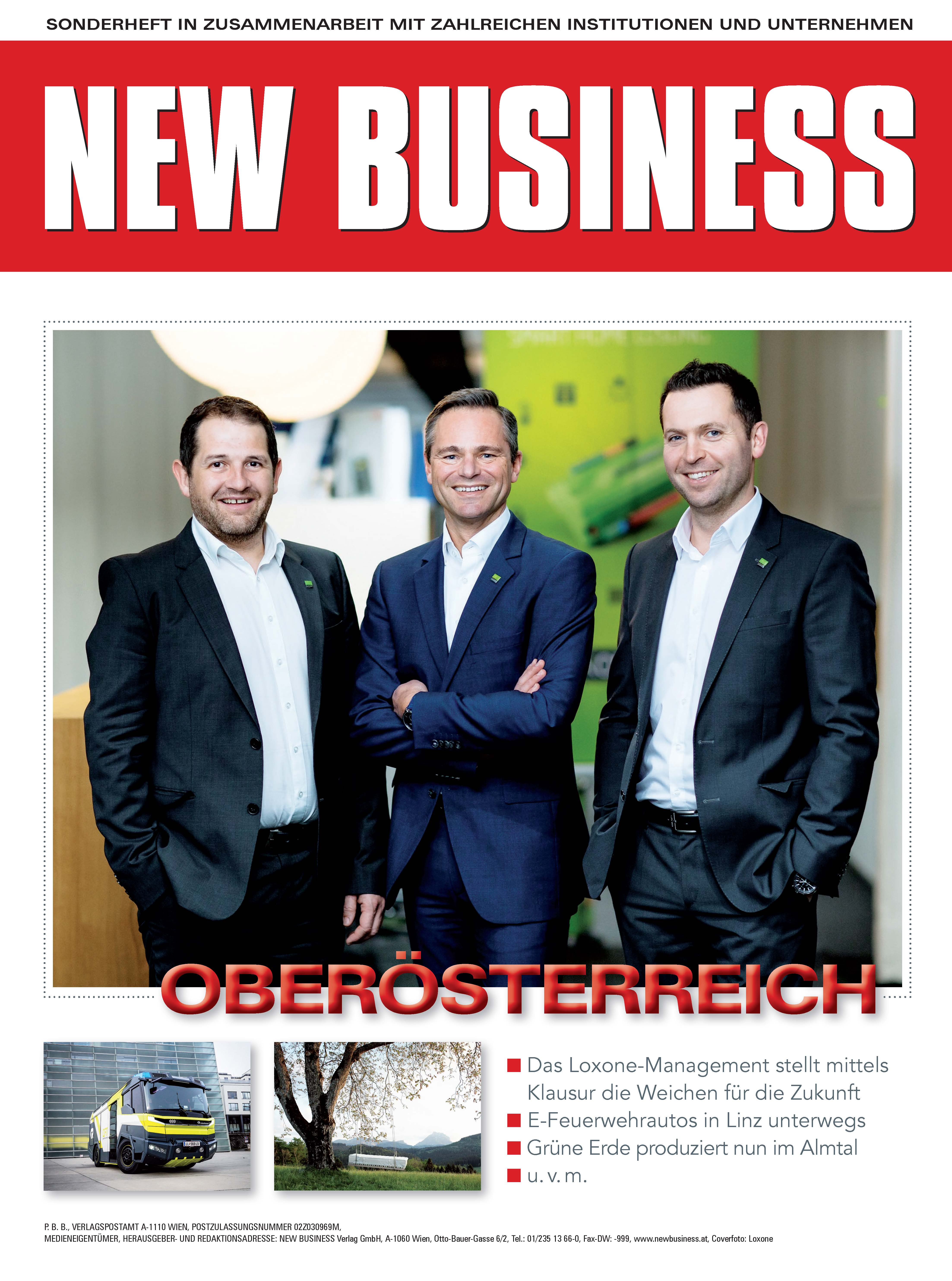 Cover: NEW BUSINESS Bundeslandspecial - OBERÖSTERREICH 2018
