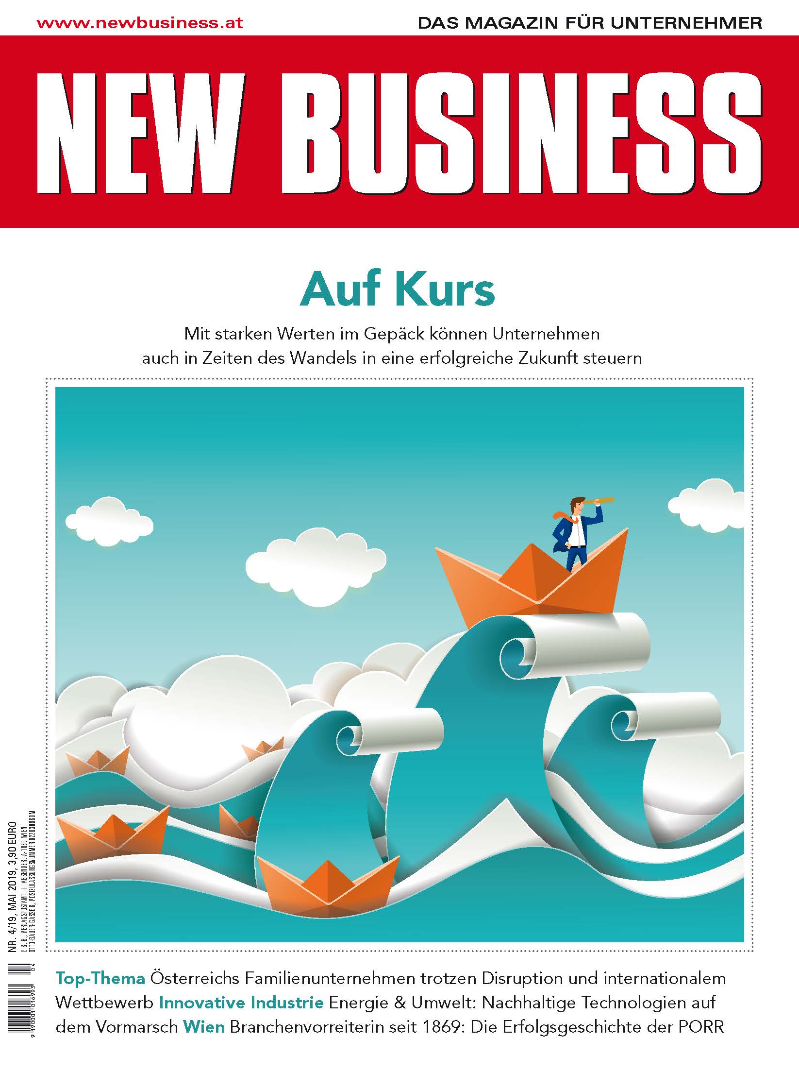 Cover: NEW BUSINESS - NR. 4, MAI 2019