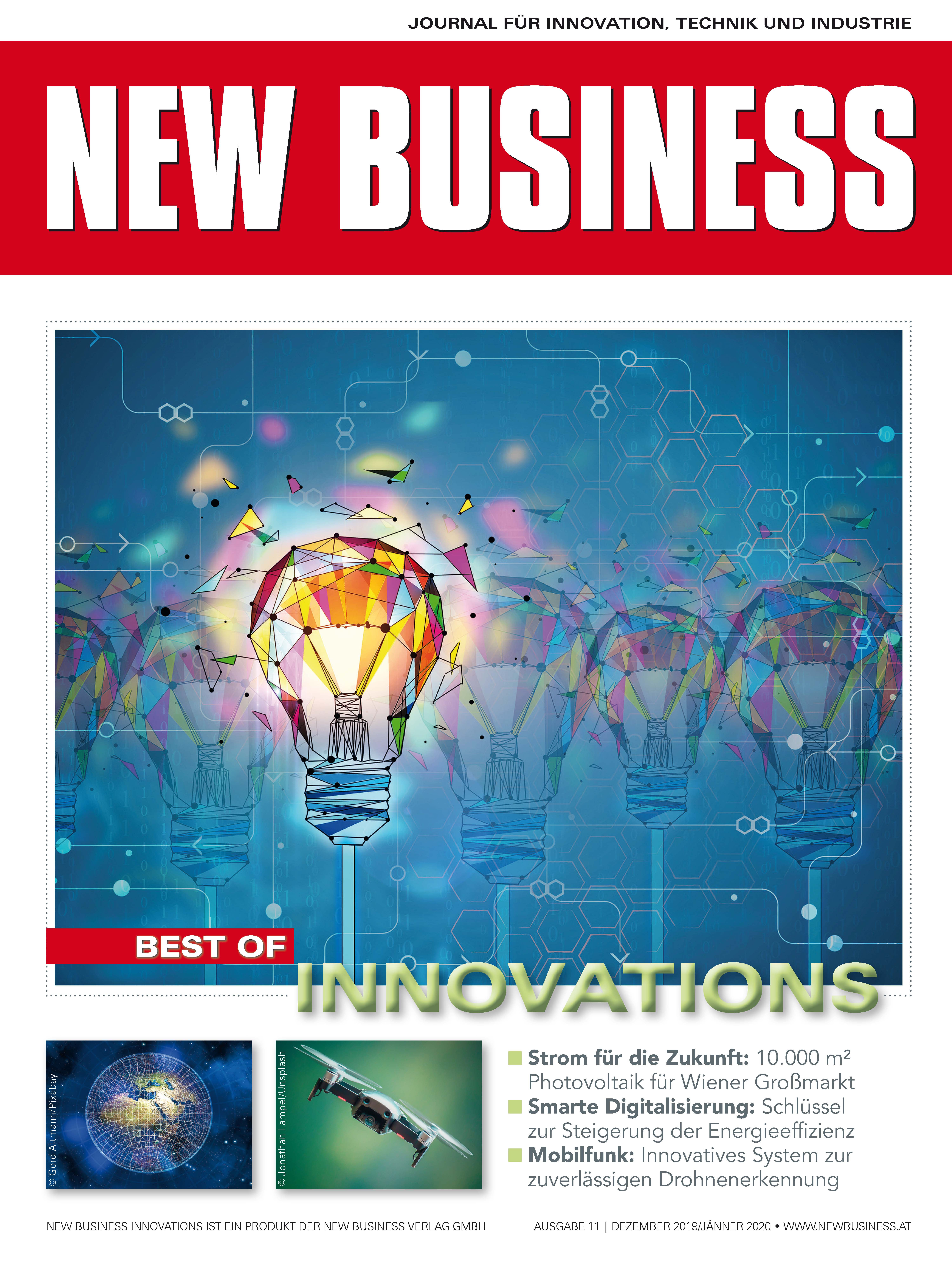 Cover: NEW BUSINESS Innovations - NR.11, DEZEMBER 2019/JÄNNER 2020