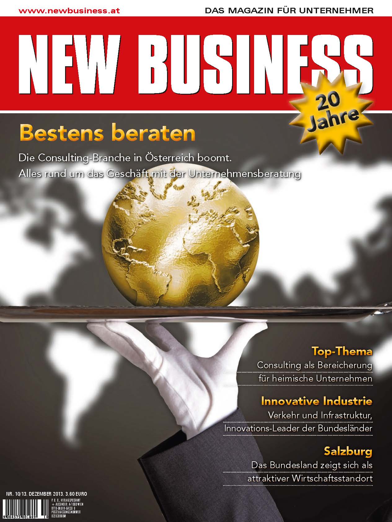 Cover: NEW BUSINESS - NR. 10, DEZEMBER 2013