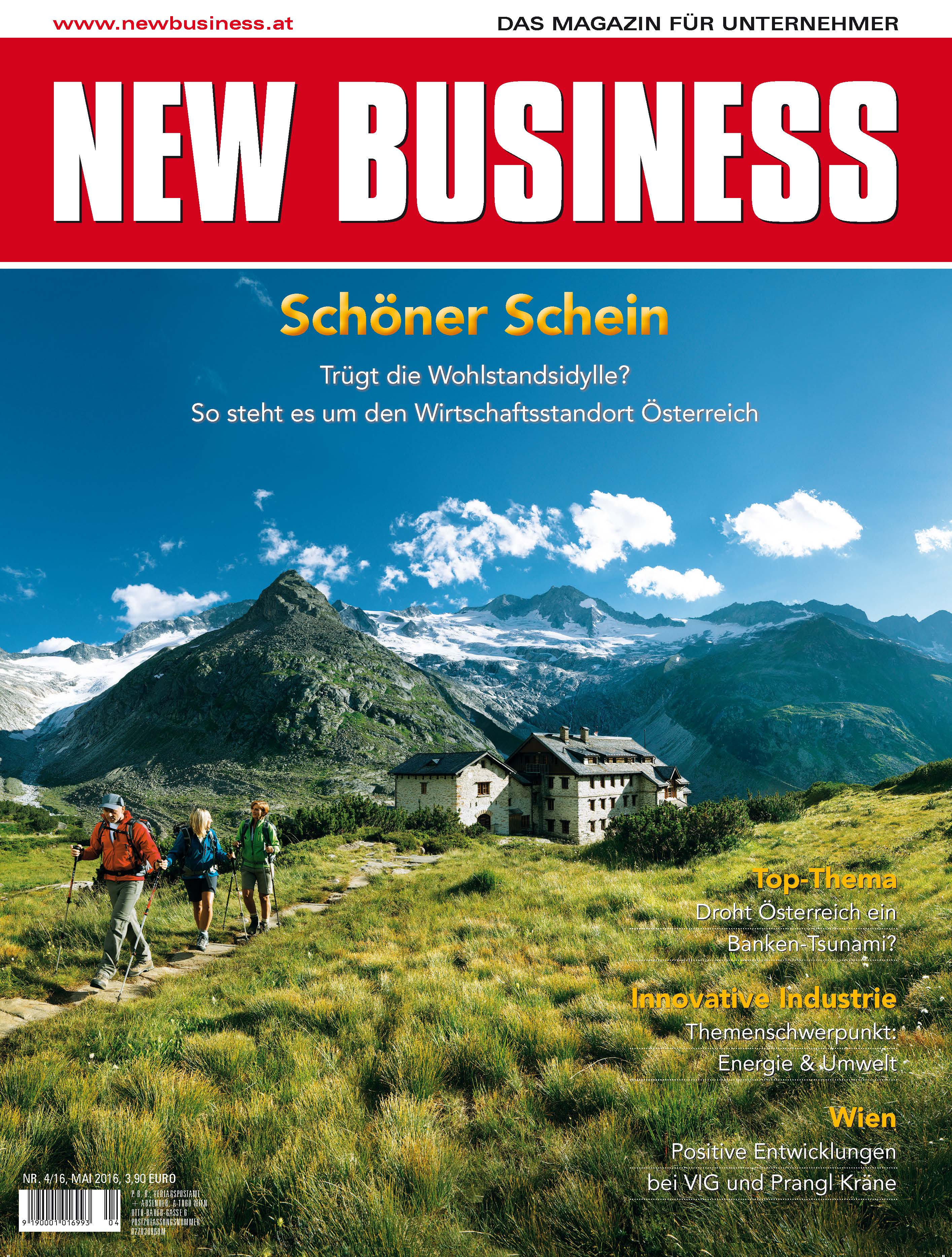 Cover: NEW BUSINESS - NR. 4, MAI 2016