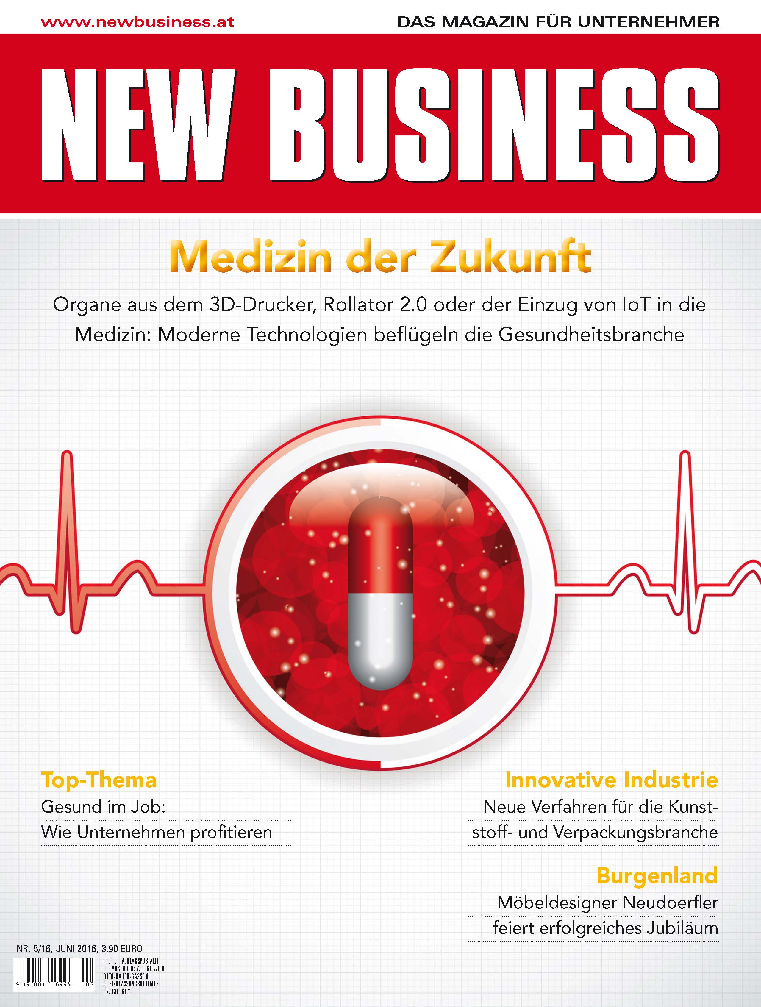 Cover: NEW BUSINESS - NR. 5, JUNI 2016